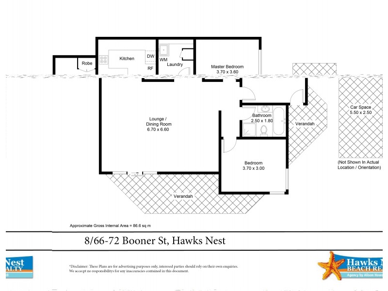 8/66-72 Booner Street, Hawks Nest NSW 2324 Floorplan