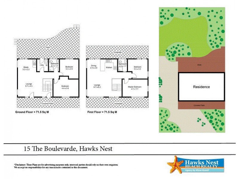 15 The Boulevarde, Hawks Nest NSW 2324 Floorplan