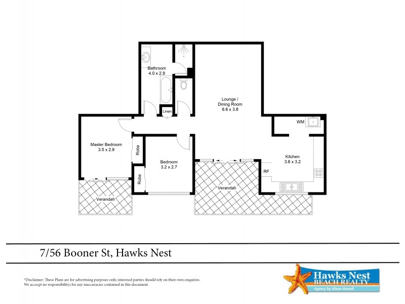 7/56 Booner Street, Hawks Nest NSW 2324 Floorplan