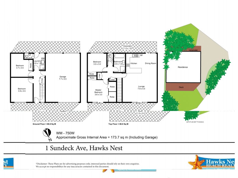 1 Sundeck Avenue, Hawks Nest NSW 2324 Floorplan