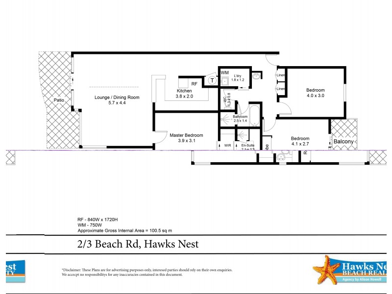 2/3 Beach Road, Hawks Nest NSW 2324 Floorplan