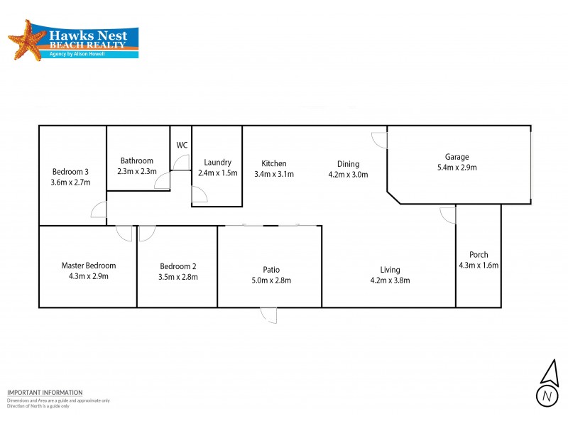 1/42 Budgeree Street, Tea Gardens NSW 2324 Floorplan