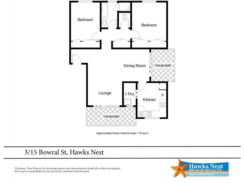 3/15 Kikarra Crescent, Hawks Nest NSW 2324 Floorplan