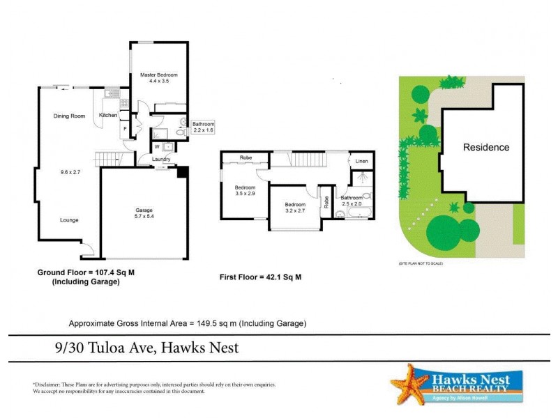 9/30 Tuloa Avenue, Hawks Nest NSW 2324 Floorplan