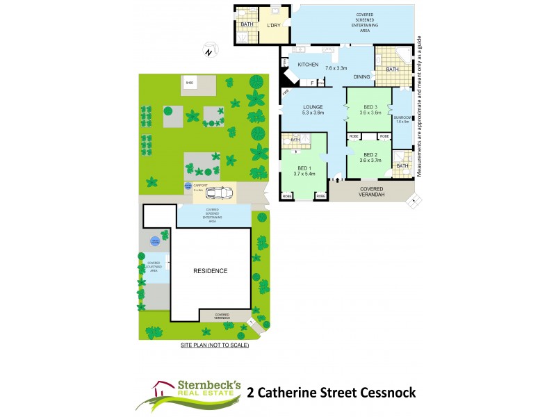 2 Catherine Street, Cessnock NSW 2325 Floorplan