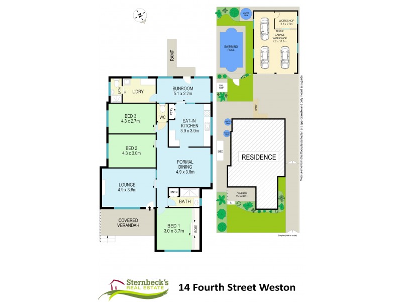 14 Fourth Street, Weston NSW 2326 Floorplan