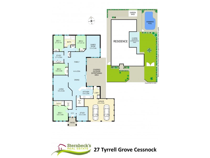 27 Tyrrell Grove, Cessnock NSW 2325 Floorplan