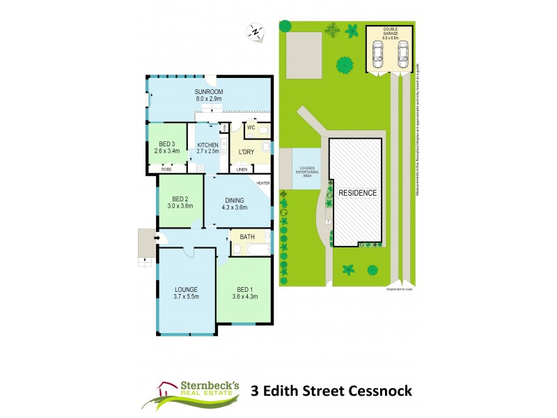 3 Edith Street, Cessnock NSW 2325 Floorplan
