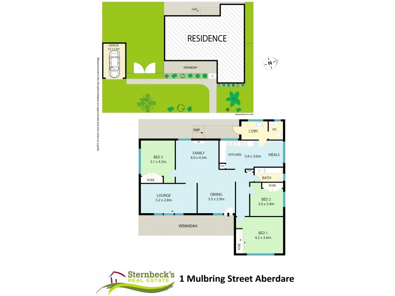 1 Mulbring Street, Aberdare NSW 2325 Floorplan