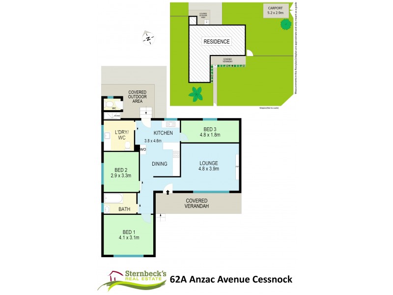 62A Anzac Avenue, Cessnock NSW 2325 Floorplan