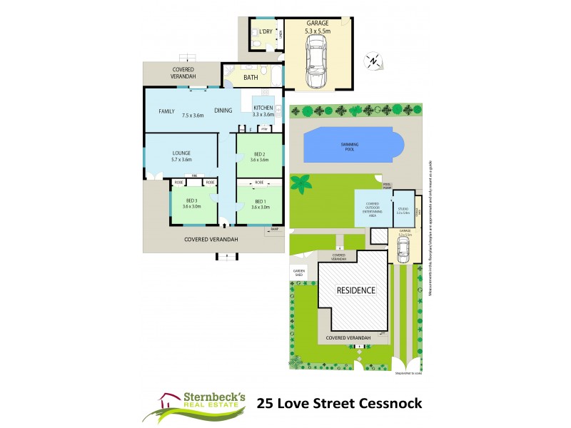 25 Love St, Cessnock NSW 2325 Floorplan