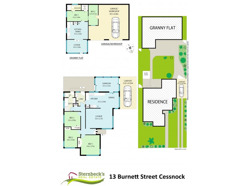 13 Burnett Street, Cessnock NSW 2325 Floorplan