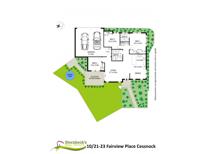 10/21-23 Fairview Place, Cessnock NSW 2325 Floorplan