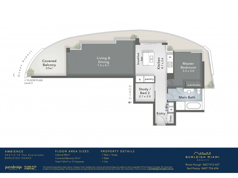 2031/2-14 The Esplanade, Burleigh Heads QLD 4220 Floorplan