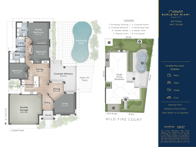 12 Wild Fire Court, Robina QLD 4226 Floorplan