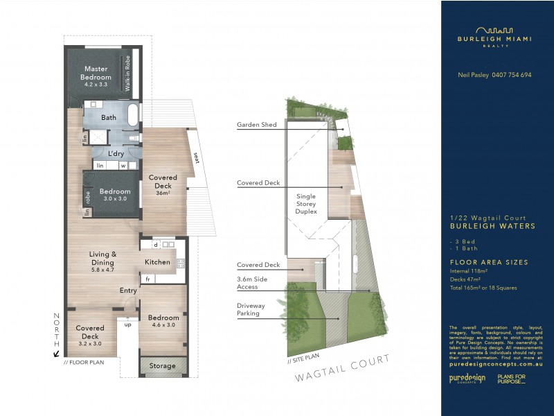1/22 Wagtail Court, Burleigh Waters QLD 4220 Floorplan