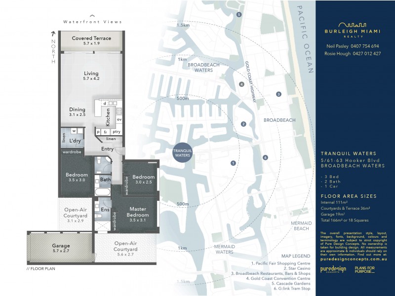 5/61-63 Hooker Boulevard, Broadbeach Waters QLD 4218 Floorplan