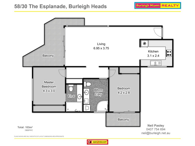 58/30 The Esplanade, Burleigh Heads QLD 4220 Floorplan