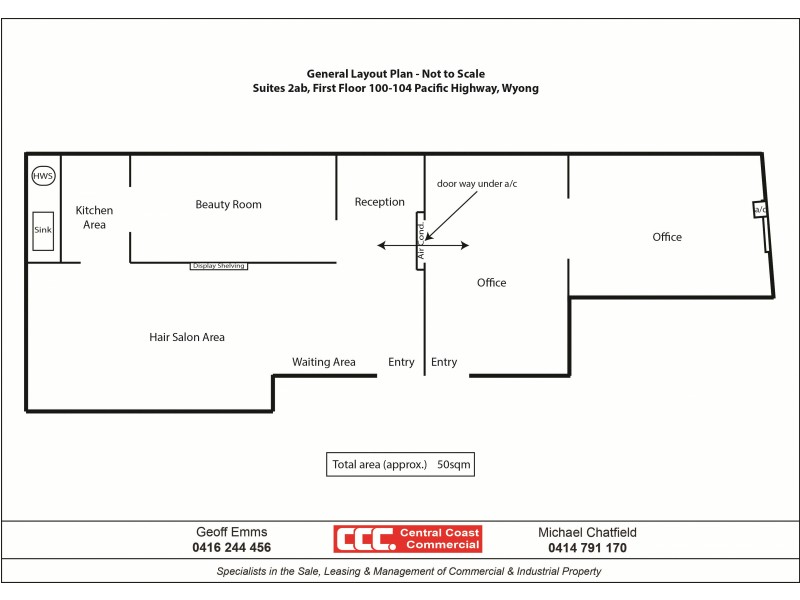 2ab/100-104 Pacific Highway, Wyong NSW 2259 Floorplan
