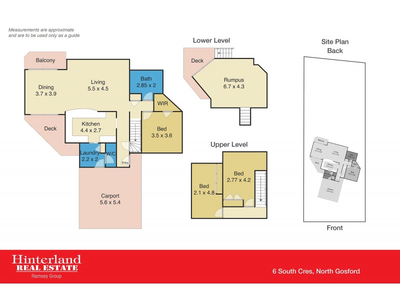 6 South Crescent, North Gosford NSW 2250 Floorplan