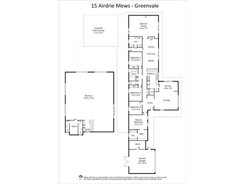 15 Airdrie Mews, Greenvale VIC 3059 Floorplan