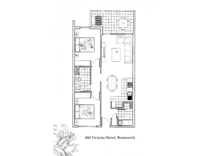 C209/460 Victoria Street, Brunswick VIC 3056 Floorplan