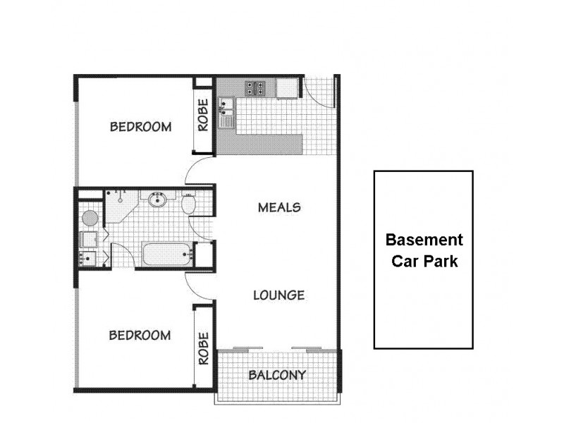 706/341 Ascot Vale Road, Moonee Ponds VIC 3039 Floorplan