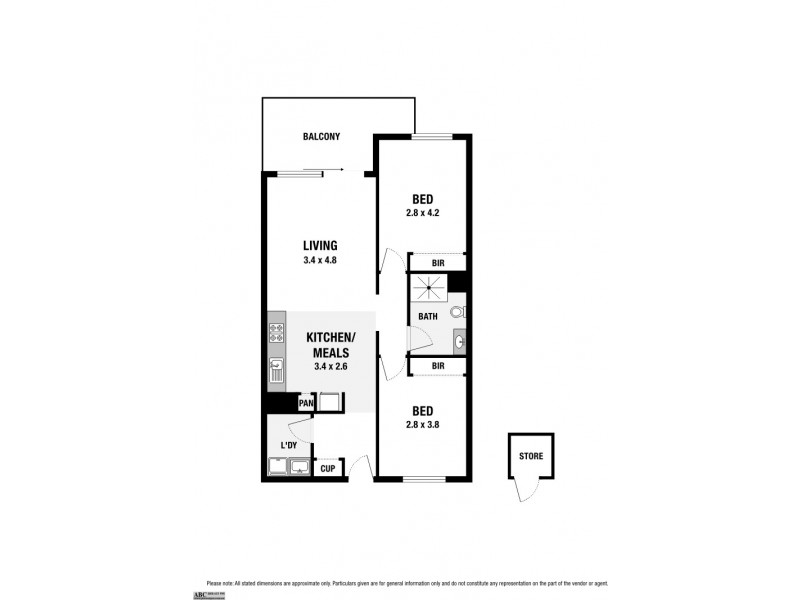 C108/460 Victoria Street, Brunswick VIC 3056 Floorplan