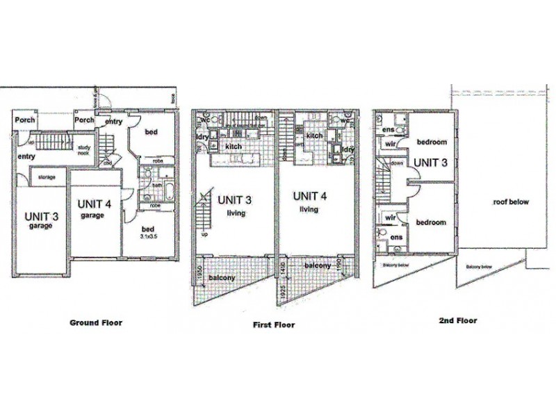 3 & 4/244 Pascoe Vale Road, Essendon VIC 3040 Floorplan