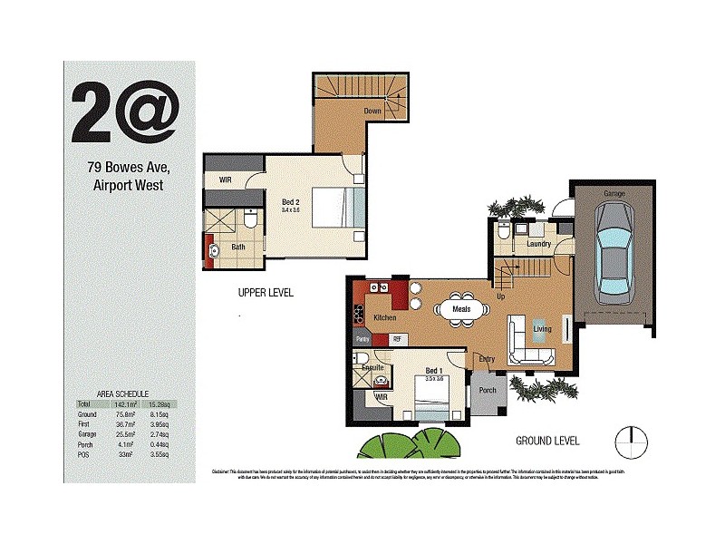 2/79 Bowes Avenue, Airport West VIC 3042 Floorplan