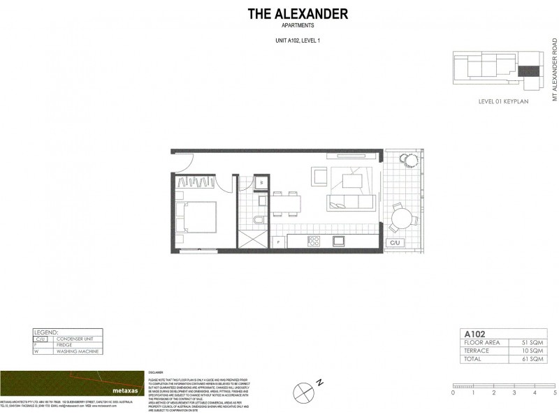 102/973 Mount Alexander Road, Essendon VIC 3040 Floorplan