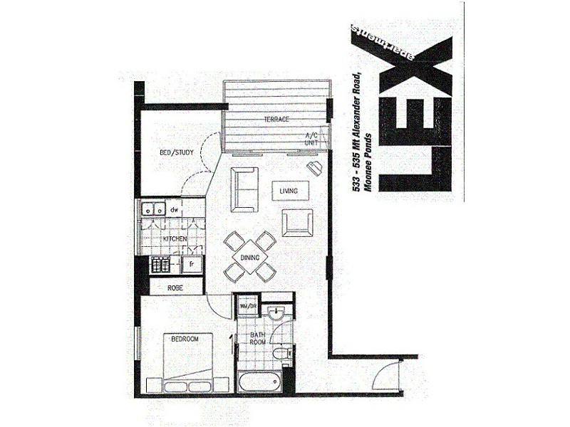 307/533-535 Mount Alexander Road, Moonee Ponds VIC 3039 Floorplan