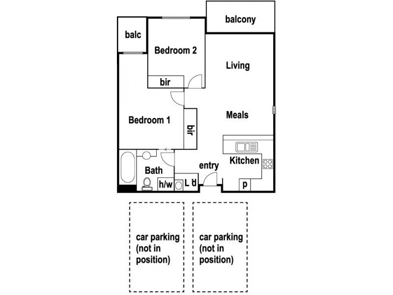 303/77 Village Way, Maribyrnong VIC 3032 Floorplan