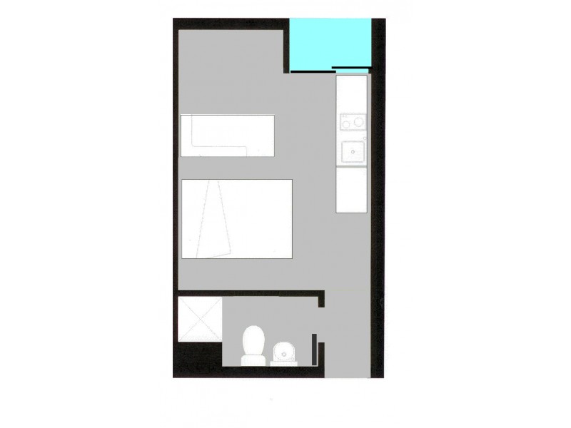 210/188 Peel Street, North Melbourne VIC 3051 Floorplan