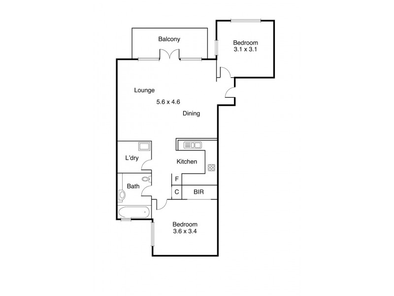 8/5-7 Hall Street, Moonee Ponds VIC 3039 Floorplan
