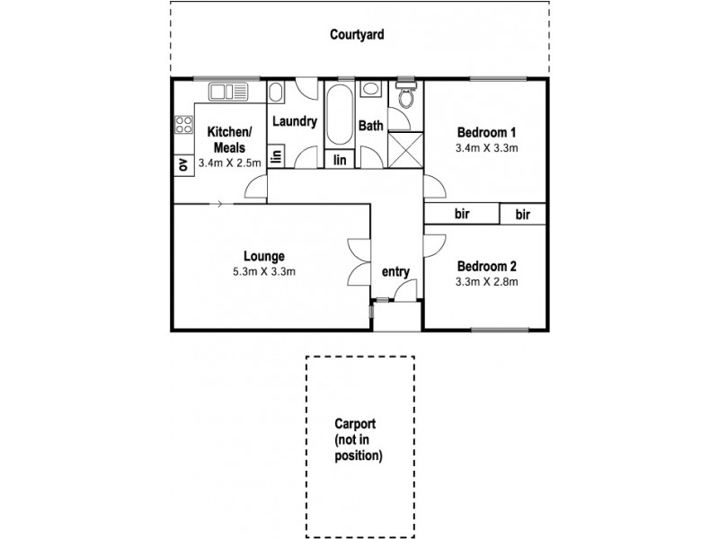 3/47 Glass Street, Essendon VIC 3040 Floorplan