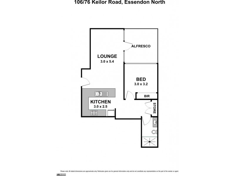 106/76 Keilor Road, Essendon North VIC 3041 Floorplan