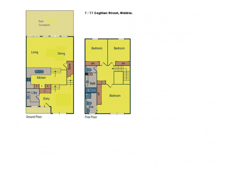 07/77 Coghlan Street, Niddrie VIC 3042 Floorplan