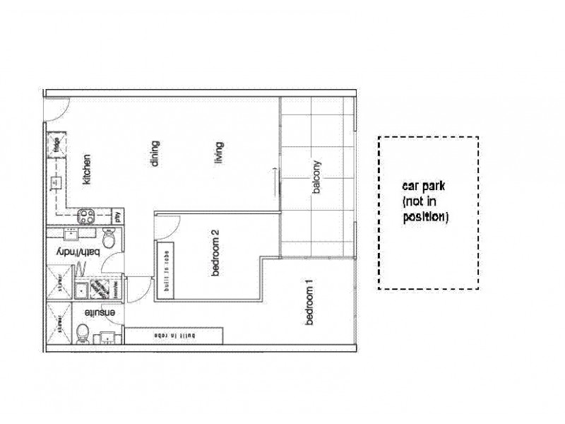 109/2 La Scala Avenue, Maribyrnong VIC 3032 Floorplan