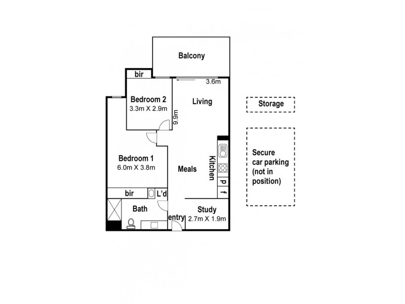 D207/460 Victoria Street, Brunswick VIC 3056 Floorplan