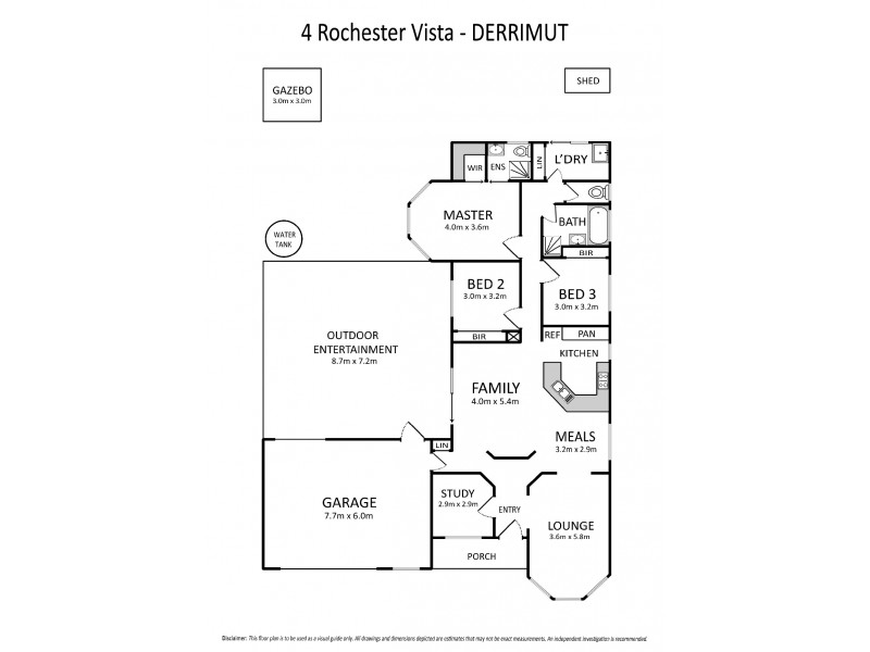 4 Rochester Vista, Derrimut VIC 3030 Floorplan
