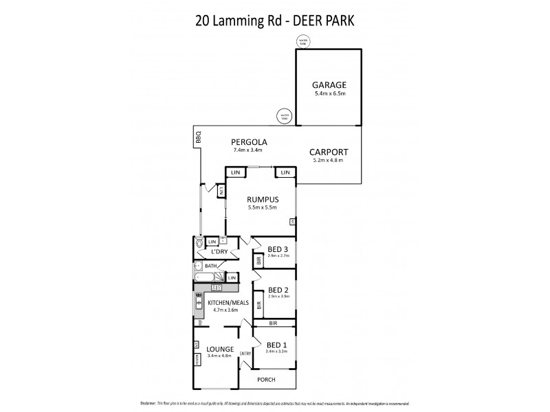 20 Laming Road, Deer Park VIC 3023 Floorplan