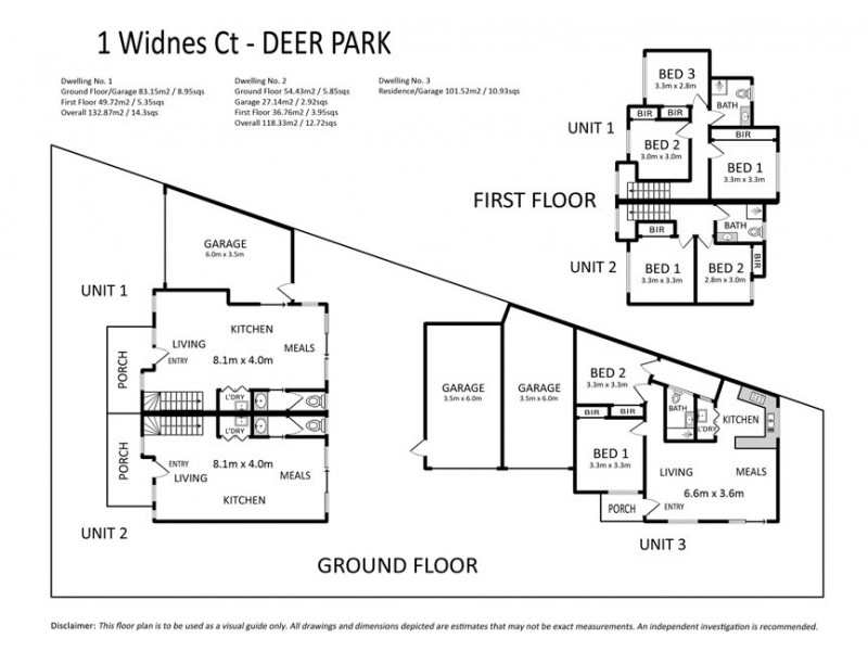 1 Widnes Court, Deer Park VIC 3023 Floorplan