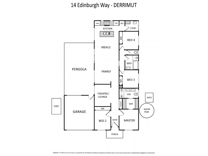 14 Edinburgh Way, Derrimut VIC 3030 Floorplan