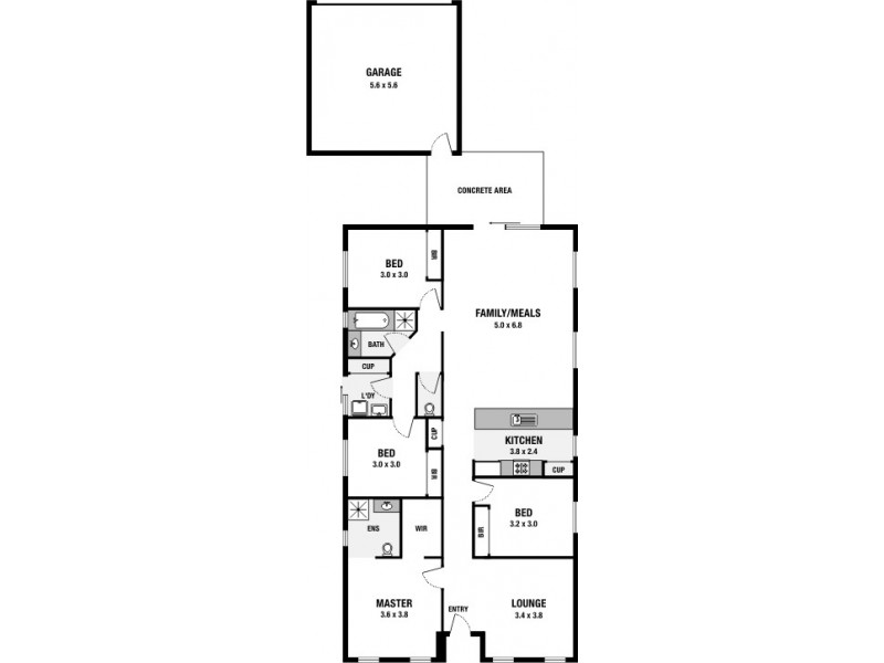 12 Leeds Walkway, Derrimut VIC 3030 Floorplan