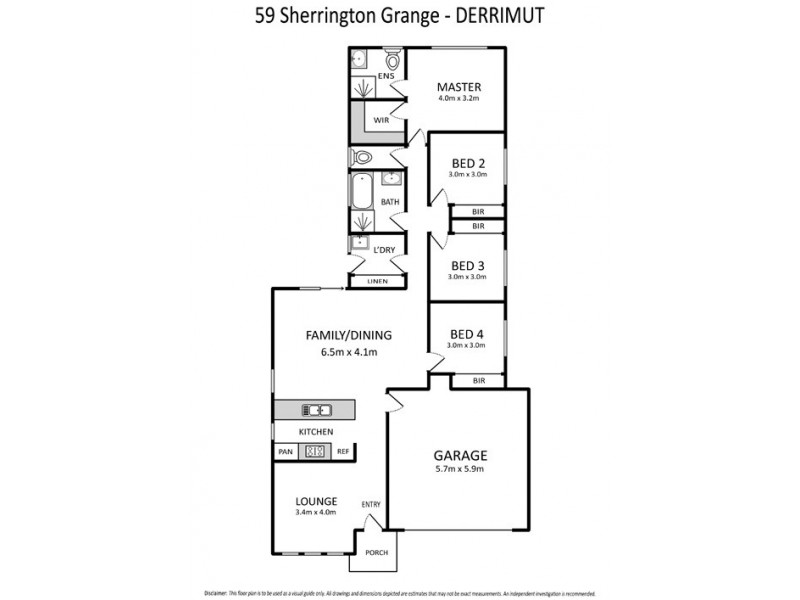 59 Sherrington Grange, Derrimut VIC 3030 Floorplan