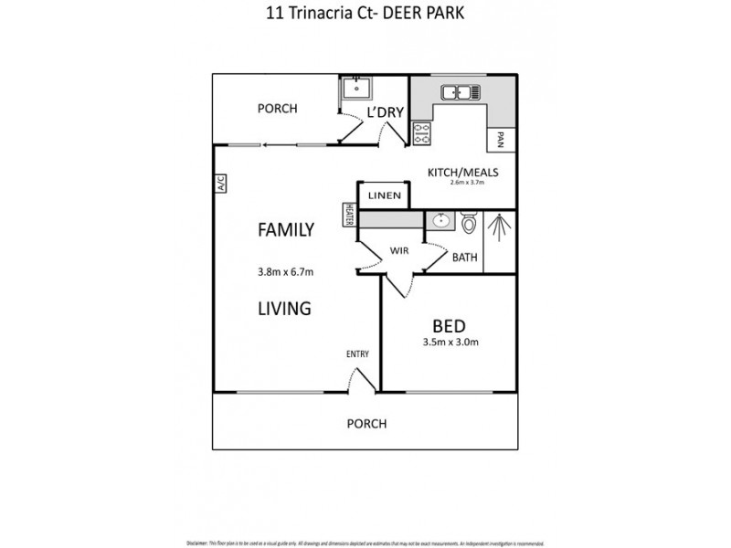 11 Trinacria Court, Deer Park VIC 3023 Floorplan