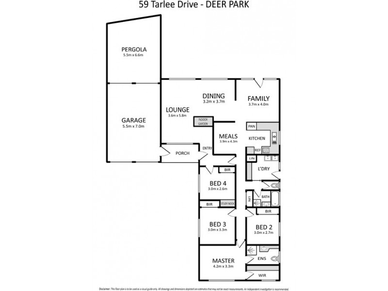 59 Tarlee Drive, Albanvale VIC 3021 Floorplan