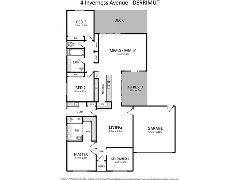 4 Inverness Avenue, Derrimut VIC 3030 Floorplan
