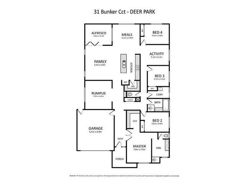 31 Bunker Circuit, Deer Park VIC 3023 Floorplan